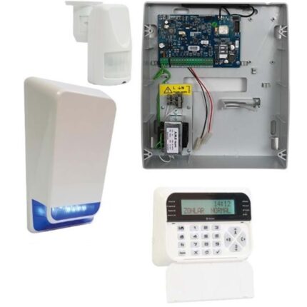 Teknim (TSP-5334LCDA) Ethernet/network Lü Pars Serisi Kablolu Alarm Seti (Akü Dahil)